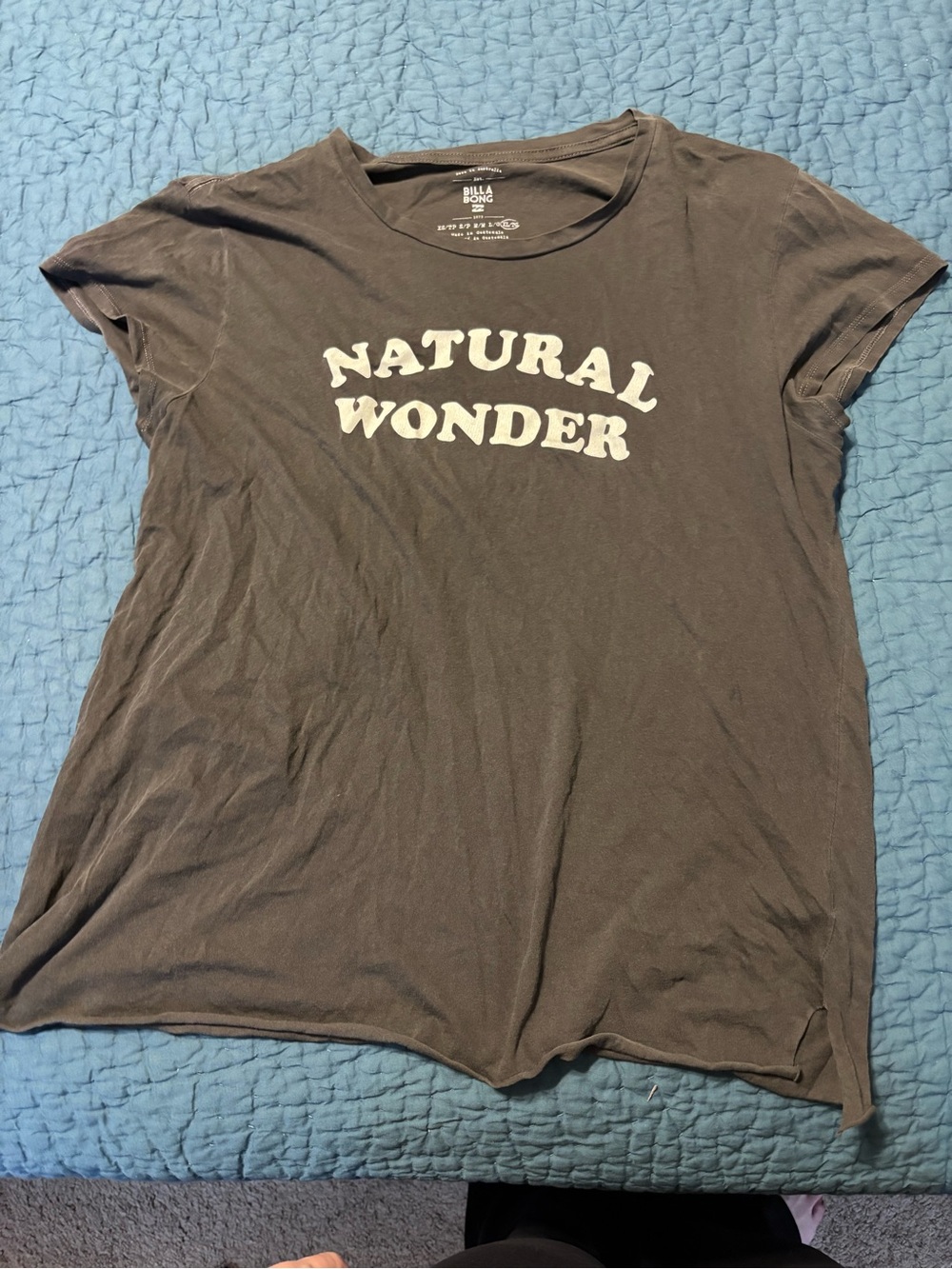 Billabong Black 'Natural Wonder' Short Sleeve Graphic Tee